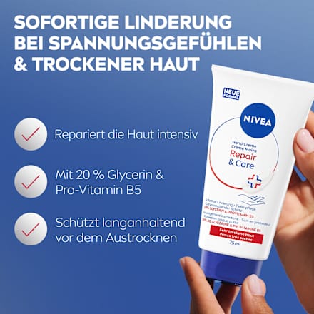 Handcreme 3in1 Repair & Care NIVEA