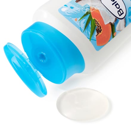 Hidratáló sampon száraz és igénybe vett hajra, kókusz-papaya illattal Balea