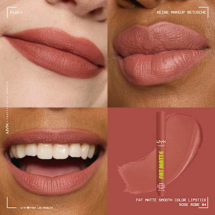 Lippenstift Fat Matte Smooth 04 Rose Robe NYX PROFESSIONAL MAKEUP