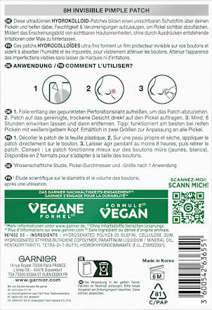 Anti Pickel Patches Invisible Garnier Skin Active
