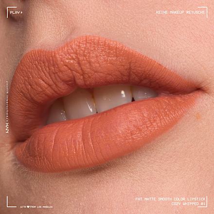 Lippenstift Fat Matte Smooth 01 Cozy Whipped NYX PROFESSIONAL MAKEUP