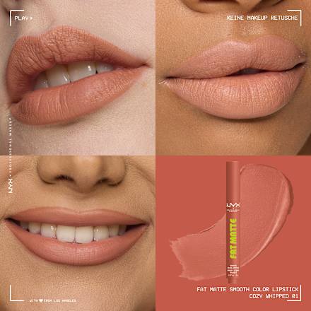 Lippenstift Fat Matte Smooth 01 Cozy Whipped NYX PROFESSIONAL MAKEUP