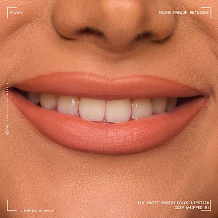 Lippenstift Fat Matte Smooth 01 Cozy Whipped NYX PROFESSIONAL MAKEUP