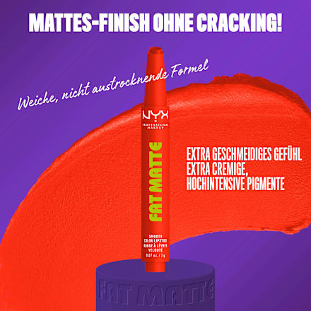 Lippenstift Fat Matte Smooth 05 Comfy Caramel NYX PROFESSIONAL MAKEUP