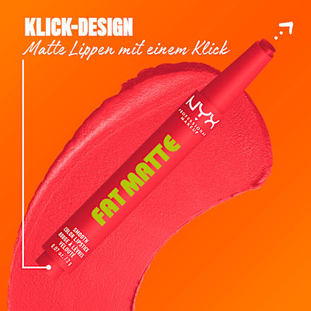 Lippenstift Fat Matte Smooth 10 Flamingo Feather NYX PROFESSIONAL MAKEUP