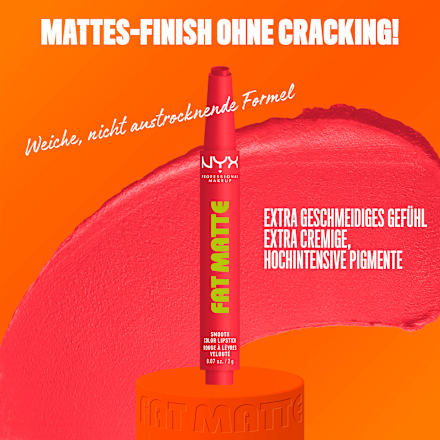 Lippenstift Fat Matte Smooth 10 Flamingo Feather NYX PROFESSIONAL MAKEUP