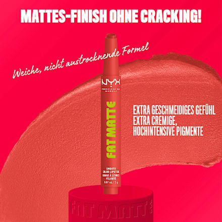 Lippenstift Fat Matte Smooth 09 Mauve Cloud NYX PROFESSIONAL MAKEUP