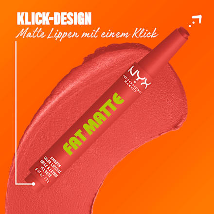 Lippenstift Fat Matte Smooth 09 Mauve Cloud NYX PROFESSIONAL MAKEUP