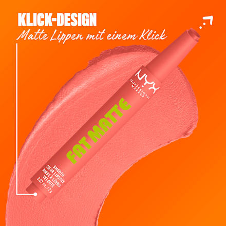 Lippenstift Fat Matte Smooth 02 Cashmere Cutie NYX PROFESSIONAL MAKEUP