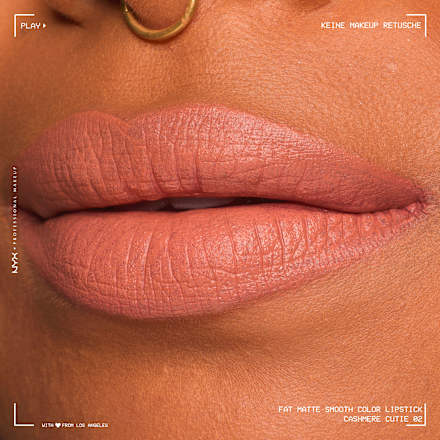 Lippenstift Fat Matte Smooth 02 Cashmere Cutie NYX PROFESSIONAL MAKEUP