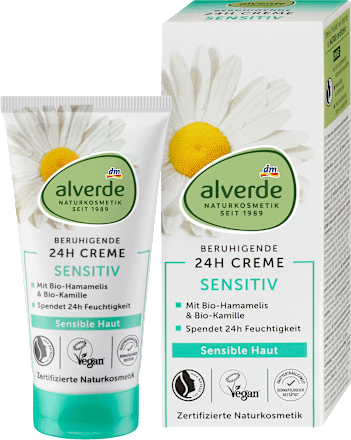 SENSITIV 24H dnevna krema - hamamelis  alverde NATURKOSMETIK