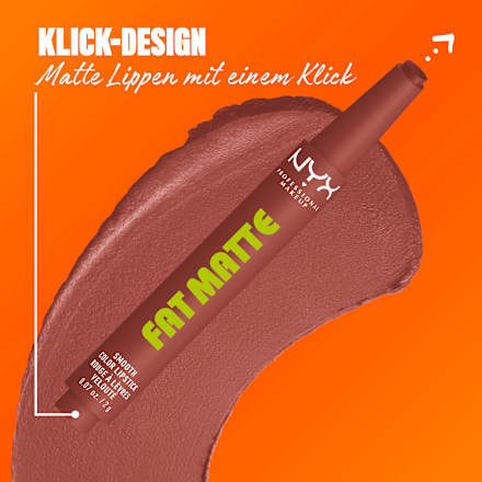 Lippenstift Fat Matte Smooth 08 Toasty Taupe NYX PROFESSIONAL MAKEUP
