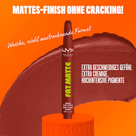 Lippenstift Fat Matte Smooth 07 Cocoa Cuddles NYX PROFESSIONAL MAKEUP