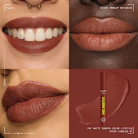 Lippenstift Fat Matte Smooth 07 Cocoa Cuddles NYX PROFESSIONAL MAKEUP