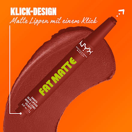 Lippenstift Fat Matte Smooth 07 Cocoa Cuddles NYX PROFESSIONAL MAKEUP