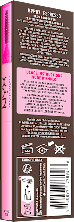 Szemöldökformázó, Fluff & Snatch! - Espresso NYX PROFESSIONAL MAKEUP