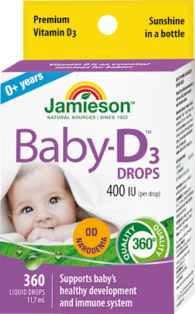 Kvapky Baby - vitamín D3 - od narodenia Jamieson