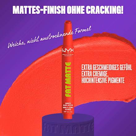 Lippenstift Fat Matte Smooth 03 Coral Cuddlin NYX PROFESSIONAL MAKEUP