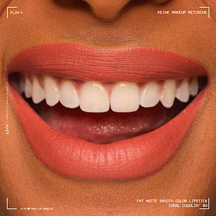 Lippenstift Fat Matte Smooth 03 Coral Cuddlin NYX PROFESSIONAL MAKEUP