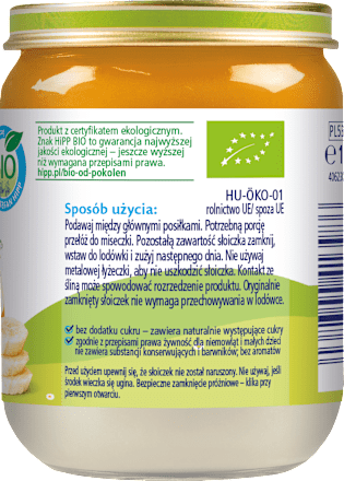 Mango i banany z jogurtem BIO HiPP