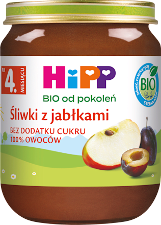 Śliwki z jabłkami BIO HiPP