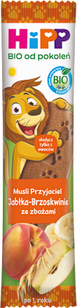 Batonik musli jabłka-brzoskwinie ze zbożami BIO HiPP