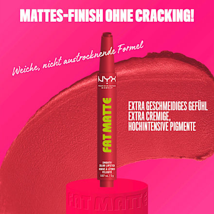 Lippenstift Fat Matte Smooth 16 Plushin' Plum NYX PROFESSIONAL MAKEUP