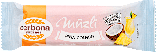 Pina coladas müzliszelet Cerbona