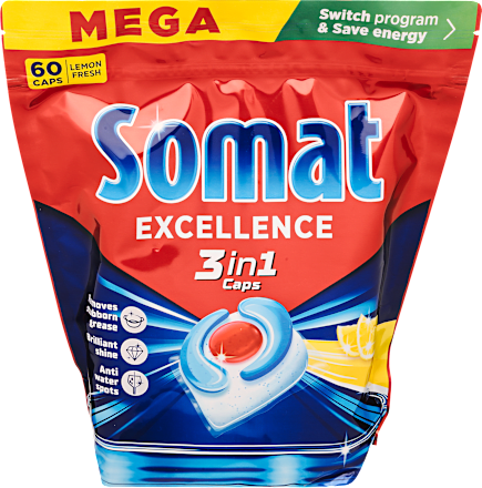 3in1 Excellence mosogatógép kapszula, Mega Somat