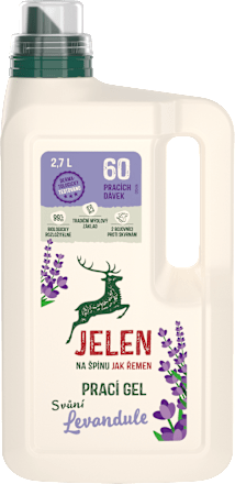 univerzální prací gel s vůní levandule JELEN