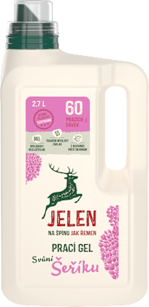 univerzální prací gel s vůní šeříku JELEN