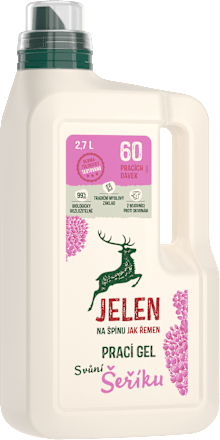 univerzální prací gel s vůní šeříku JELEN