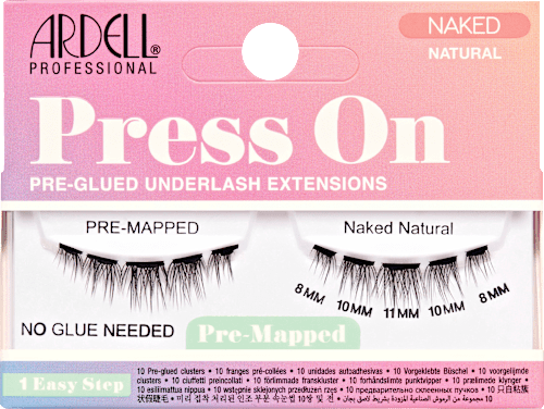 Künstliche Wimpern Press On Pre-Mapped Naked Natural ARDELL