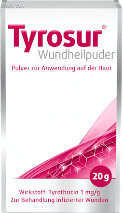 Tyrosur 1mg/g Tyrothricin Wundheilpuder Tyrosur