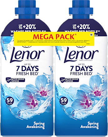 Omekšivač za rublje Spring Awakening, 2 x 1,239 l, 2 x 59 pranja Lenor