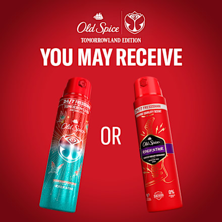 deodorant sprej Tomorrowland Rockstar Old Spice