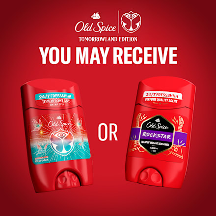 deodorant stick Tomorrowland Rockstar Old Spice