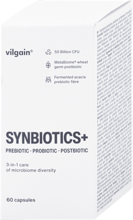 Kapsuly Synbiotics+ Prebiotic, Probiotic, Postbiotic vilgain