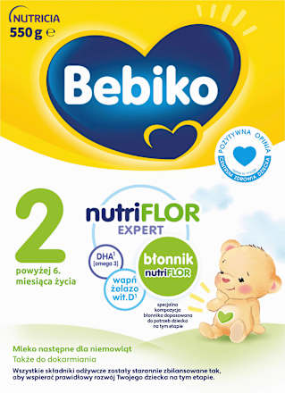 Mleko następne dla niemowląt 2 powyżej 6. miesiąca życia nutriFLOR Expert  Bebiko