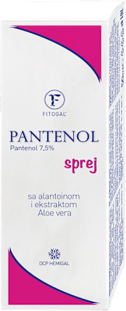 PANTENOL sprej sa alantoinom i ekstraktom Aloe vera - za kosu i kožu FITOGAL