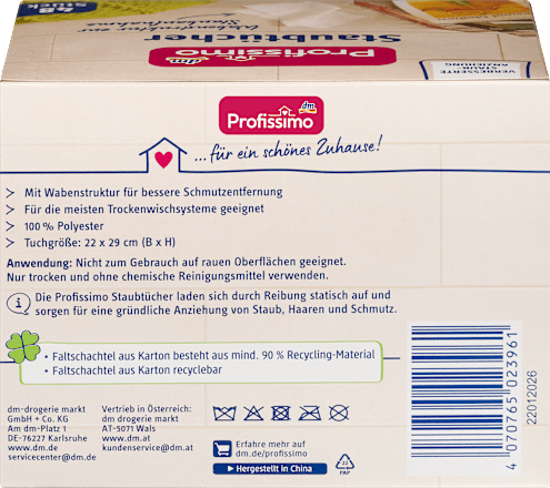 Krpe za brisanje prahu Profissimo