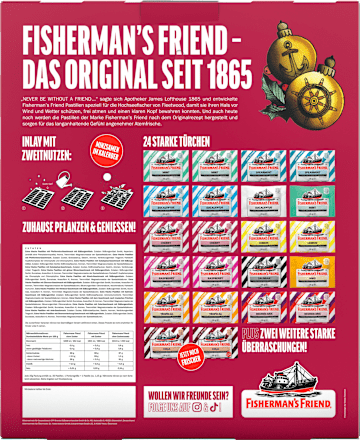 Adventskalender 2026 Menthol-Mix Fisherman's Friend
