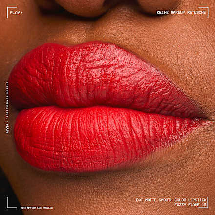 Lippenstift Fat Matte Smooth 15 Fuzzy Flame NYX PROFESSIONAL MAKEUP