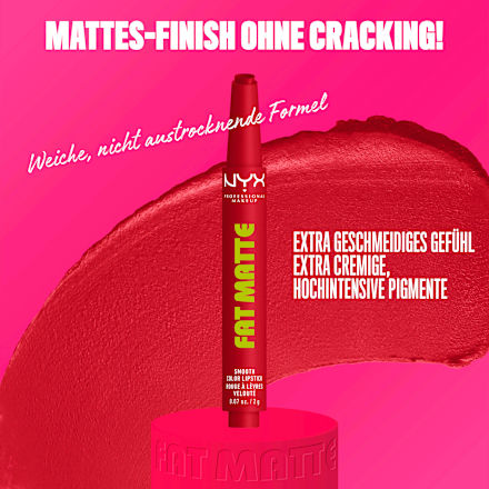 Lippenstift Fat Matte Smooth 17 Scarlet Snuggles NYX PROFESSIONAL MAKEUP
