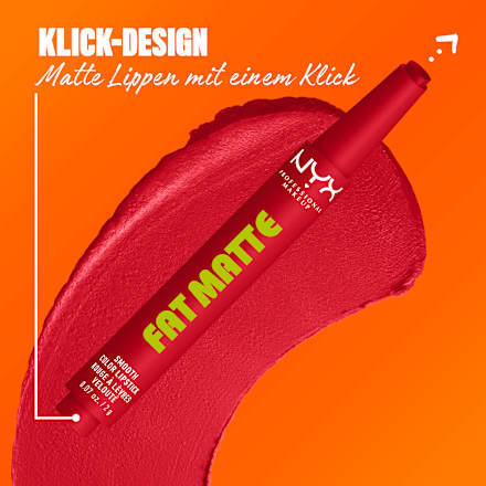Lippenstift Fat Matte Smooth 17 Scarlet Snuggles NYX PROFESSIONAL MAKEUP