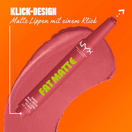 Lippenstift Fat Matte Smooth 12 Blush Blanket NYX PROFESSIONAL MAKEUP