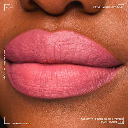 Lippenstift Fat Matte Smooth 12 Blush Blanket NYX PROFESSIONAL MAKEUP