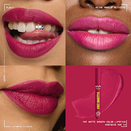 Ajakrúzs stift, Fat Matte - Nr. 14 Hibiscus Hug NYX PROFESSIONAL MAKEUP