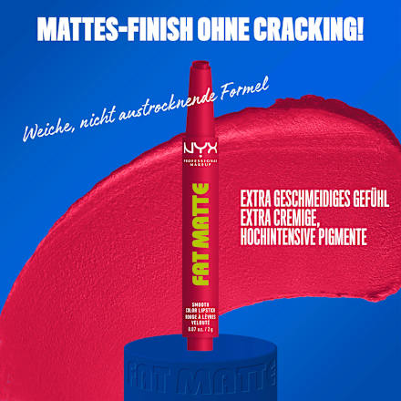 Lippenstift Fat Matte Smooth 14 Hibiscus Hug NYX PROFESSIONAL MAKEUP