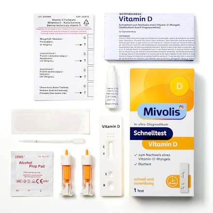 Schnelltest Vitamin D, 1 Anwendung Mivolis